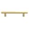 Gliderite Hardware 5-1/16 in. Center to Center Hexagon Bar Pull Satin Gold 4791-128-SG-1 - alternate 1